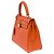 Hermès Sac HERMES Kelly 25 en Cuir Orange - 102578 - vue 5