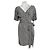 Diane Von Furstenberg DvF Shannon silk wrap dress in black and white