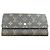 Portafoglio Louis Vuitton Sarah tre pieghe marrone pelle