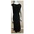 Laurèl Atemberaubendes schwarzes Maxikleid aus Viskose-Chiffon - Ansicht 4