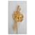 Van Cleef & Arpels Excellent condition - Signed VCA brooch - ARCANE model Golden Gold hardware  - view 2