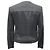 Schwarzer Polyester-Einreiher-Blazer mit Spitzen-Details von Jason Wu - Ansicht 3