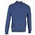 Polo Ralph Lauren Pullover mit Stehkragen und langen Ärmeln aus blauer Baumwolle - Ansicht 3