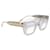 Fendi Fendigraphy Cat Eye Eyeglasses Gold Acetate FE500651 Golden  - view 12