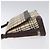 Burberry Nova Check Schultertasche aus Canvas Beige Silber Authentisch BD069 - Ansicht 4