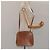 Borsa a Spalla Salvatore Ferragamo in Pelle Marrone Oro Auth bs22078 D'oro - vista 20