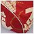 Borsa a spalla con catena CHANEL in tela rossa oro CC Auth 114940 Rosso D'oro - vista 16