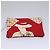 Borsa a spalla con catena CHANEL in tela rossa oro CC Auth 114940 Rosso D'oro - vista 24