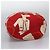 Borsa a spalla con catena CHANEL in tela rossa oro CC Auth 114940 Rosso D'oro - vista 5