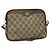 Sac à épaule GUCCI GG Supreme PVC Beige Marron or 97 02 068 Auth ep7562 Doré