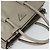 PRADA Borsa a mano in pelle 2 vie Beige Argento Auth am7940 - vista 7