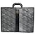 Valise Monogram Balenciaga Vintage des années 70 Noir
