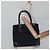 Borsa Tote in Canvas GG GUCCI Outlet Nero Oro 000 0855 00 2113 Auth am7878 - vista 22