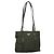 PRADA Borsa Tote Nylon Kaki Marrone Argento Auth bs22976 Cachi