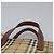 Borsa a mano in PVC beige marrone a quadri Nova di BURBERRY oro Auth BD438 D'oro - vista 8