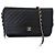 Timeless Chanel Classico senza tempo medio a zigzag Nero