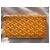 Magnificent Goyard Geldbörse, gelbe Farbe. - Ansicht 6