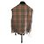 Vintage Burberrys' Weste aus London Schokolade