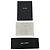 Clutch con zip a pois Saint Laurent in pelle bianca Nero - vista 9