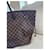 Louis Vuitton Damier Ebene Neverfull MM Marrone scuro Monogramma  - vista 11