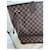 Louis Vuitton Damier Ebene Neverfull MM Marrone scuro Monogramma  - vista 7