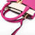 Versace Virtus Damen Lederhandtasche Pink Beige  - Ansicht 8