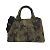 Borsa a mano camouflage Canapa di Prada Marrone Cachi
