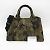 Borsa a mano camouflage Canapa di Prada Marrone Cachi - vista 2