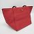 Borsa tote in pelle donna Prada rossa Rosso - vista 6