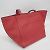 Borsa tote in pelle donna Prada rossa Rosso - vista 7