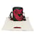 Sac à main en cuir pour femme avec motif intégral Valentino Garavani Noir Rouge  - vue 2
