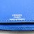 Hermès Hermes Evelyne Fleming Langgeldbörse Blau - Ansicht 14