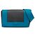 Céline Bolso de hombro de cuero negro Celine con marco Azul