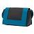 Céline Bolso de hombro de cuero negro Celine con marco Azul - vista 2