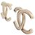 NEUE CHANEL CC LOGO METALLKETTEN-OHRRINGE Golden - Ansicht 3