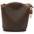 Céline Borsa a spalla in tela Macadam CELINE in pelle PVC marrone oro Auth BD091 D'oro - vista 2