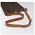 Céline Borsa a spalla in tela Macadam CELINE in pelle PVC marrone oro Auth BD091 D'oro - vista 7
