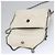 Autre Marque Borsa a spalla Stella MacCartney in suede bianco Auth BA375 - vista 10