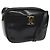 Borsa a Spalla Vala in Pelle Nera e Oro Salvatore Ferragamo Auth am7884