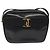 Borsa a Spalla Vala in Pelle Nera e Oro Salvatore Ferragamo Auth am7884 - vista 13