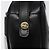 Borsa a Spalla Vala in Pelle Nera e Oro Salvatore Ferragamo Auth am7884 - vista 9