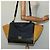 Céline CELINE Borsa Trapeze in pelle 2 in 1 Blu Navy Oro Auth BA400 D'oro - vista 25