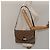 Borsa a spalla in tela Trotter Christian Dior marrone Auth BD219 - vista 21