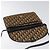 Borsa a spalla in tela Trotter Christian Dior marrone Auth BD219 - vista 9