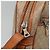 Céline Borsa a spalla in tela Macadam CELINE PVC beige oro Auth bs23175 D'oro - vista 10