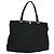 PRADA Bolso de mano de nylon negro Auth bs22998