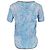 Camiseta de seda azul con estampado de leopardo Sandro - vista 3