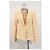 Chaqueta de punto tweed Iro Rosia en algodón beige - vista 6