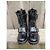 Botines Twin Set de piel negra con relieve de cocodrilo Negro - vista 4
