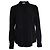 Anine Bing, camicia nera con tasche Nero